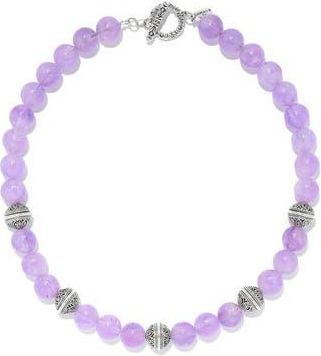 Samuel B. Beaded Stone Necklace in Purple at Nordstrom Rack