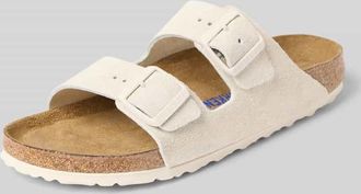 Birkenstock Sandalette aus Leder Modell Arizona in Offwhite, Größe 38