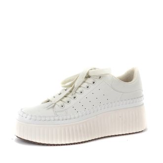 Yellow Box Womens Mayson Platform Sneaker In White
