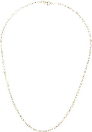 Italian Gold, Inc 10K Mirror Flat Link Station Paperclip Necklace