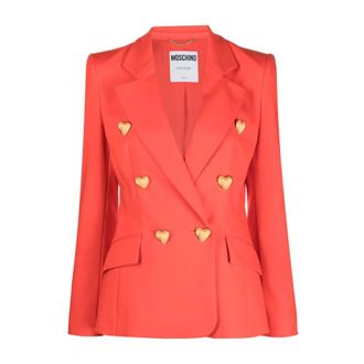 Moschino Donna, Giacche, Rosso, S, new