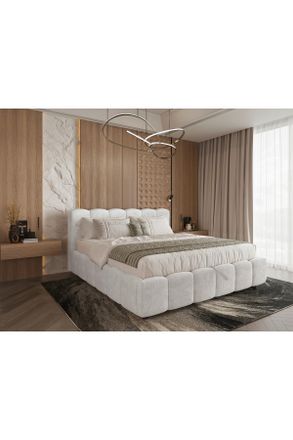 CARRYHOME Polsterbett, Creme, Holz, Hainbuche, 180x200 cm, Schlafzimmer, Betten, Polsterbetten