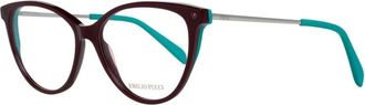 Pucci Glasses, female, Brown, Size: ONE SIZE Metal Glasses Frame