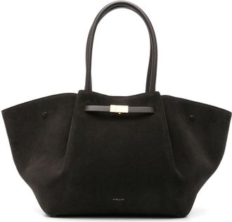 DeMellier The New York Tote Bag - Womens - Calf Suede/Cotton
