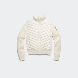 Canada Goose HyBridge Knit Jacket (Women, Cottongrass, XXL)