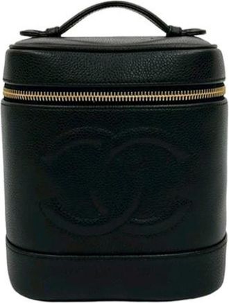Chanel Pre-owned Mini Bags, female, Black, Size: ONE SIZE Pre-owned Leather Mini Bag