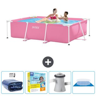 Intex Piscina Con Estructura Rectangular - 220x150x60 Cm - 7-piezas Scb8