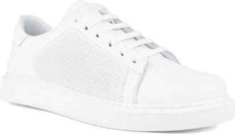 Sergio Moretti Witte Sneakers - Dames - Sneakers - Wit - 40 EU - Leer - Schoenen