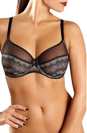 Chantelle Womens Revele Moi Full Cup Bra - Black - Size 34DD