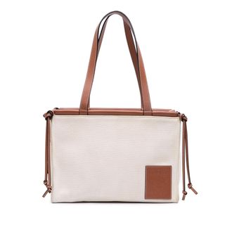 Loewe Tweedehands Kleine Canvas Kussen Tote