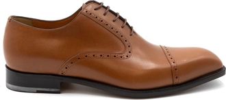 Ferrini Cap Toe French Calf Lace Up in Brown at Nordstrom, Size 10.5