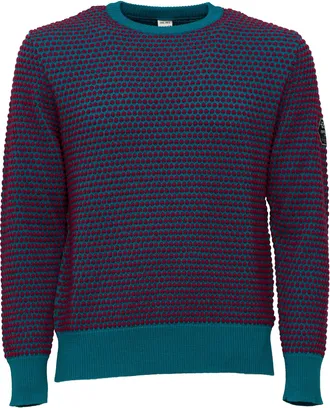G.R.P. Honeycomb Knit Long-Sleeve Sweater