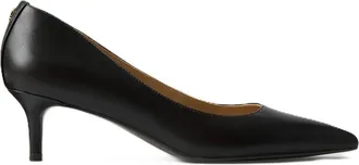 Ralph Lauren Adrienne Pumps met gesloten neus - Dames - Schoenen - Zwart - Maat: 38 EU Leer