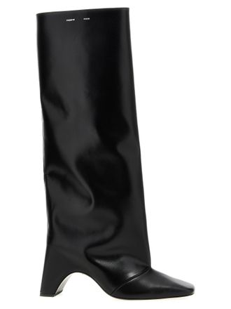 Coperni Black Cowhide Over The Womens Knee