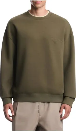 Emporio Armani Heren, Sweatshirts & Hoodies, Groen, Maat: XL