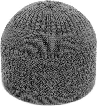 Generic Muslim Men Prayer Hat Cap Beanie Islamic Skull Crochet Bundle Pack Muslim Mens Hats Turkish Caps in Solid Colors Gray