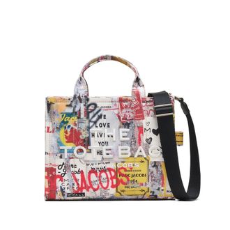 Marc Jacobs Medium The Pop Americana Canvas Tote Bag