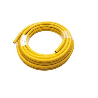 MBM Tubo Flexible Gas/agua Inoxidable Uniroll De 20 Metros. 1 Recubierto Amarillo