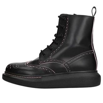 Alexander McQueen (WMNS) Alexander McQueen Hybrid Ankle Boots Core Black 611703WHX5C1985