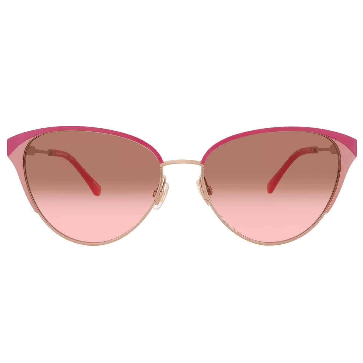 Beautiful Kate Spade Sunglasses-Rose Pink Kate Spade Tortoiseshell Sunglasses, Hot Pink Temples  main image 2