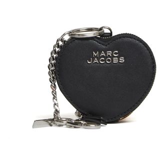 Marc Jacobs Cross Body Bags, female, Black, Size: ONE SIZE Heart Coin Purse Keyring