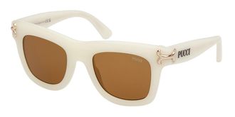 Pucci Emilio Pucci EP0222 21E Womens Sunglasses White Size 50