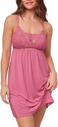 Montelle Intimates Mastectomy Chemise in Lipstick at Nordstrom, Size X-Large