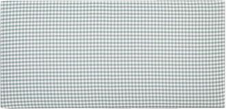 Really Nice Things Cabecero infantil tapizado en vichy color turquesa 110x52cm