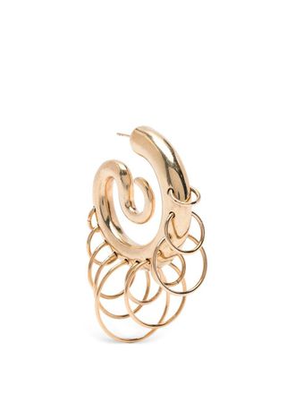 Panconesi Pierced Serpent Hoops Medium