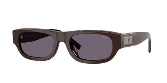 Diesel DL2022U 20691A Mens Sunglasses Brown Size 52