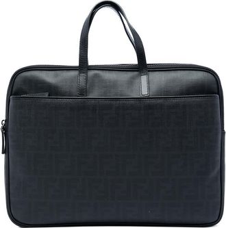 Fendi Pre-owned Fendi Zucca Spalmati Business Bag Unisex X0LLYXCDNGZ2HNAS