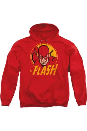 Gildan DC Comics Flash Flash Circle Adult Pull Over Hoodie / Hooded Sweatshirt