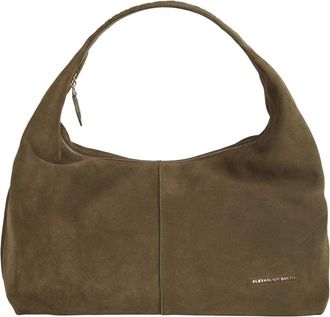 Alexander Smith Chloe schoudertas in olijfgroen su&egrave;de - Dames - Handtassen - Groen - ONE Size - Su&egrave;de - Tassen