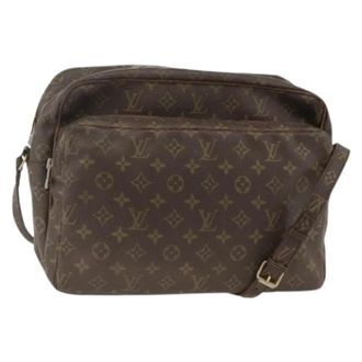 Louis Vuitton Pre-owned Cross Body Bags, female, Brown, Size: ONE SIZE Pre-owned Vintage Monogram Shoulder Bag