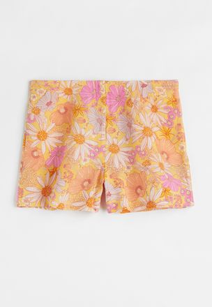 H&M H & M+ Shorts aus Leinenmix - Yellow