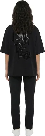 Dolce & Gabbana Graphic Print Cotton T-Shirt - Black