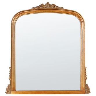 Beliani Beliani - Espejo Decorativo De Pared Estilo Glamour Decoraci&oacute;n Colgante 75x 78 Cm Dorado Sussey