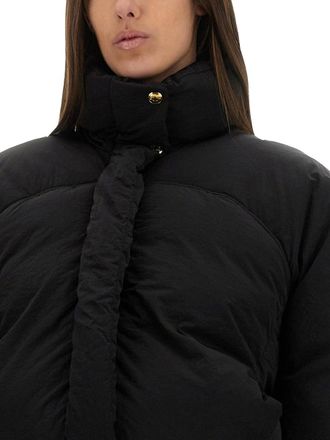 Jacquemus Oversized Cropped Puffer Jacket - Black