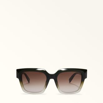 Furla Occhiali Da Sole Oliva Verde Acetato Donna