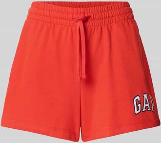 GAP Sweatshorts mit elastischem Bund in Rot, Gr&ouml;&szlig;e M