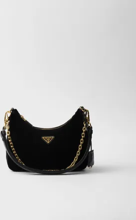 Prada Re-Edition mini velvet bag