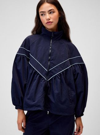 Twik Womens Contrasting lines puffy jacket