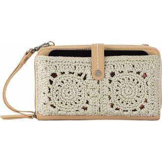 The Sak Iris Smartphone Crossbody Bag in Natural Medallion at Nordstrom