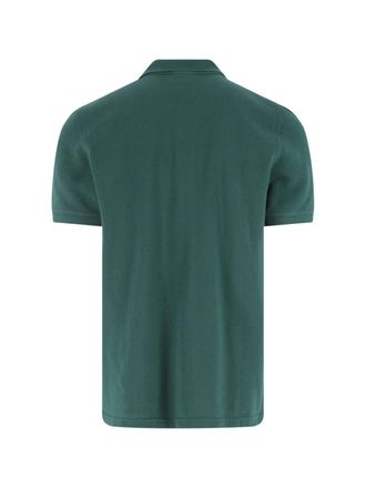 Maison Kitsun&eacute; Mens T-Shirts And Polos Green Cotton