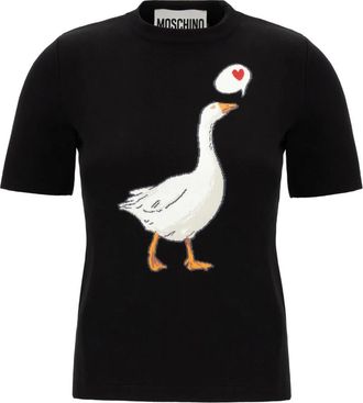 Moschino Mujer, Camisetas, Negro, Talla: S