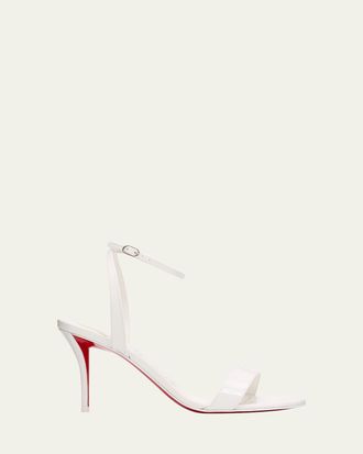 Christian Louboutin 80mm Miss Z Patent Leather Ankle-Strap Sandals