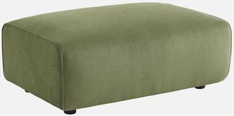 Sweeek Puff, Reposapi&eacute;s Para Sof&aacute; De 3 Plazas Wallas Terciopelo De Pana Fina