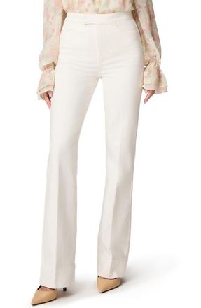 Paige Stevie High Waist Bootcut Jeans in Tonal Ecru at Nordstrom, Size 28