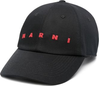 Marni Black Logo Baseball Cap