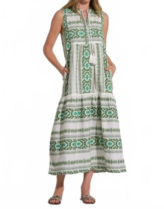 Elan Cyprus Midi Dress In Green